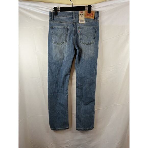 Levi’s 511 Women's Slim From Hip to Ankle Stretch Denim Blue Jeans 27x27 - Picture 2 of 4